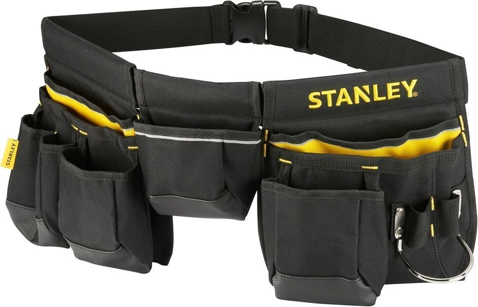 STANLEY Essential Tool Belt Pouch Apron, Multiple pockets, Integrated Hamme