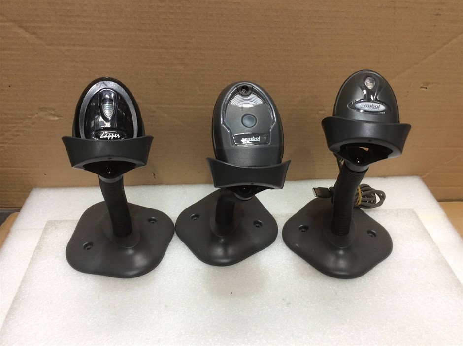 Zebra LS4278 Barcode Scanner + Zaffer Tornado + Barcode Scanner (Lot of 3)