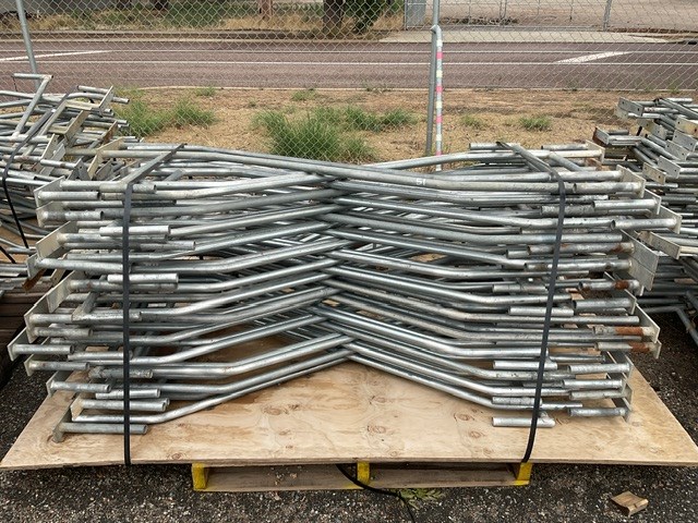 <p>Approx 51 Temporary Fence Supports </p>