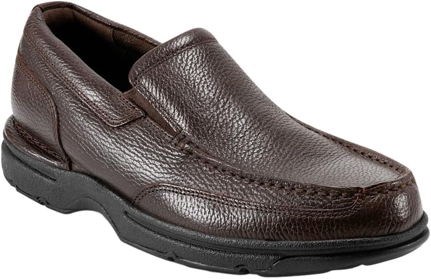 Rockport Men's Eureka Plus Slip on Oxford, Dark Brown, EUR 49, Brand New wi