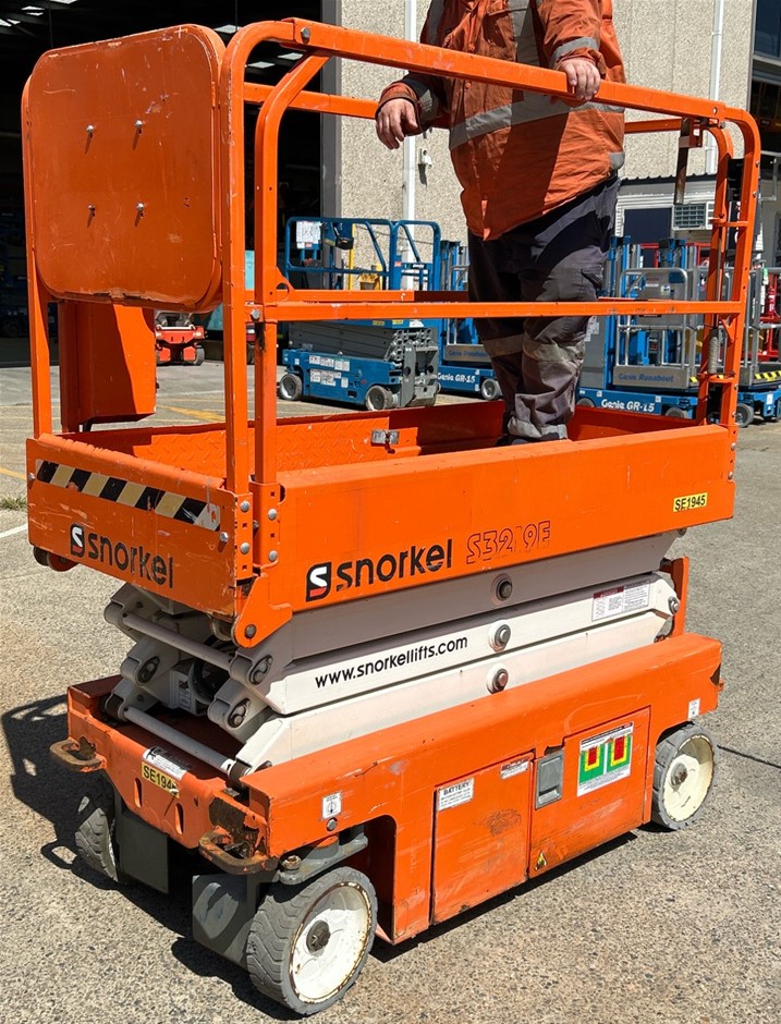 2016 Snorkel S3219E Scissor Lift - 19ft (5.7m) - Electric - Arndell Park