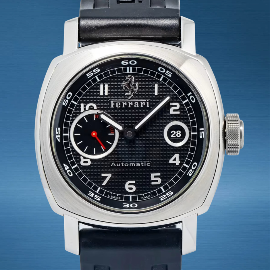 PANERAI FERRARI GRAN TURISMO 44MM STAINLESS STEEL FER00001 AUTOMATIC BLACK