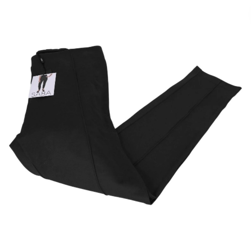 SABA Women's Ponte Pant, Size 10, Black, AG2128. Buyers Note - Discount Fr