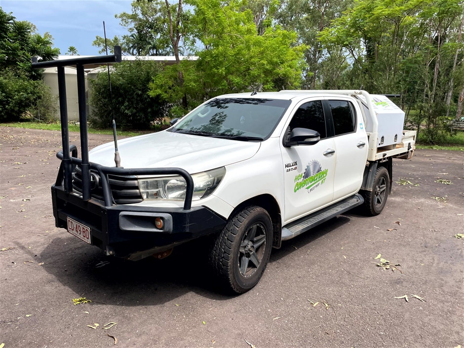2016 Toyota Hilux 4x4 SR GUN126R Turbo Diesel Automatic Crew Cab Chassis