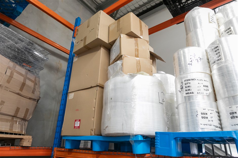 Face Protection Masks Manufacturing Component Stock (Unused)