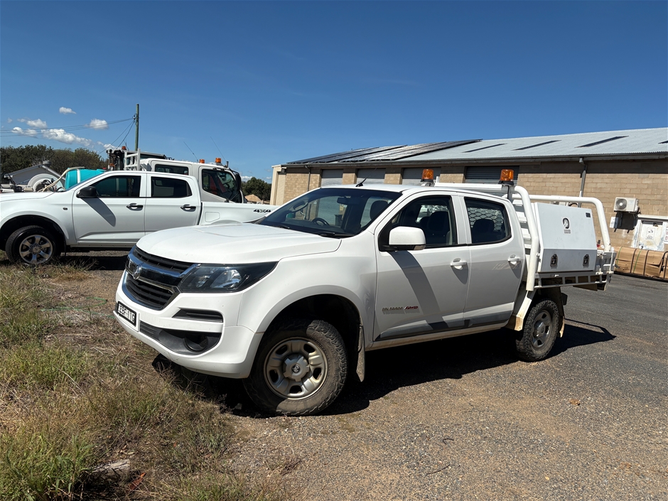 2019 Holden Colorado 4X4 LX RG Turbo Diesel Automatic Crew Cab Chassis