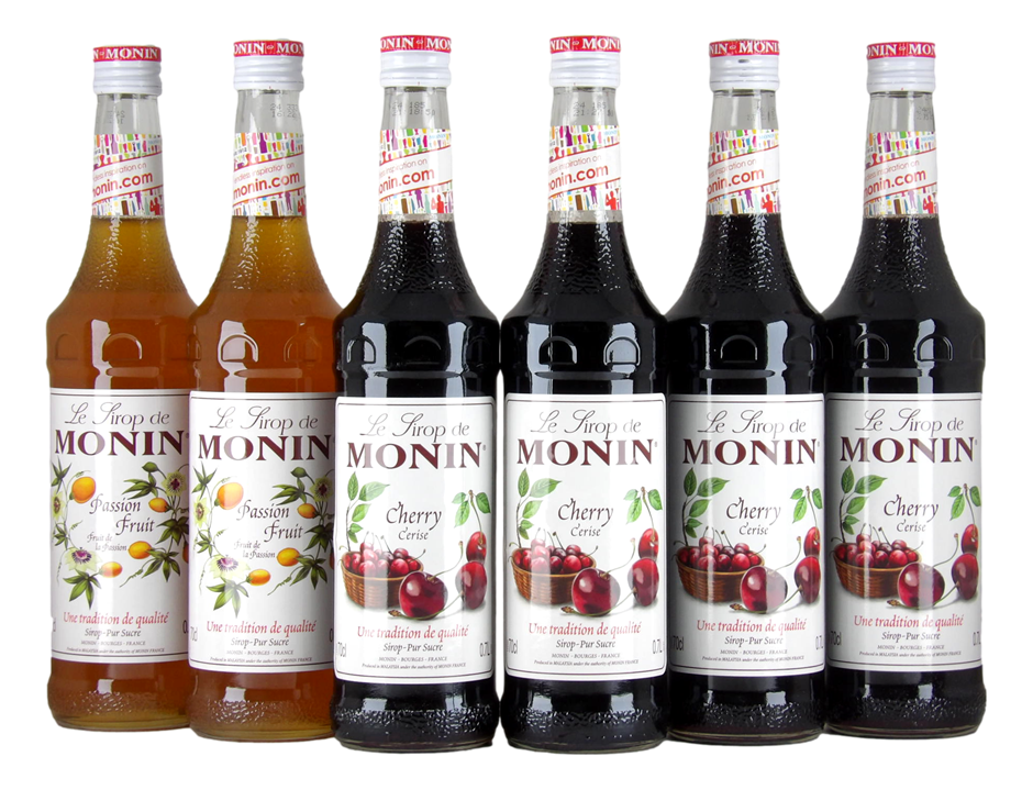 Mixed Le Sirop de Monin Syrup Pack (6x 700mL) France
