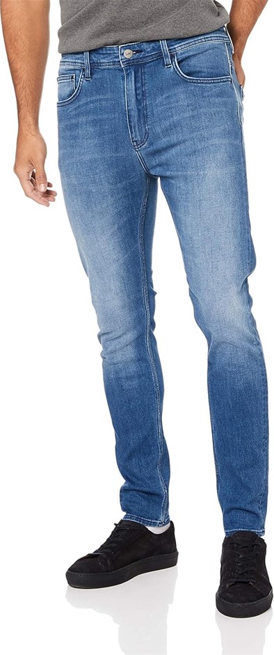 LEE Men's Z-One Skinny Jean, Stellar Blue, Size 38R, L/605510/E81. RRP: 159