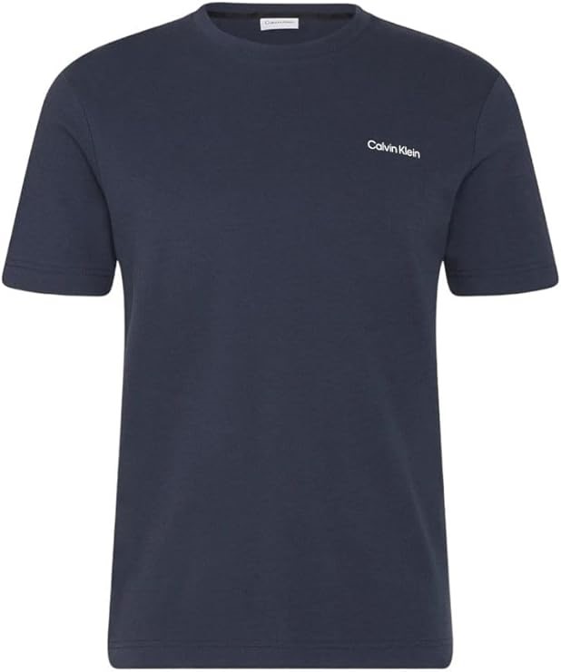 CALVIN KLEIN Men's Micro Logo T-Shirt, Navy, Size XS, K10K109894. RRP: $69.