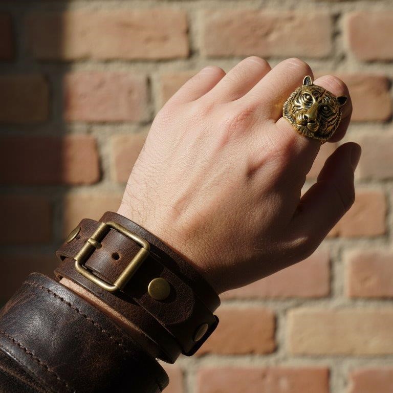 Italy Stamps 925 Silver Hip Hop Men's Ring (Stamps)-11 US