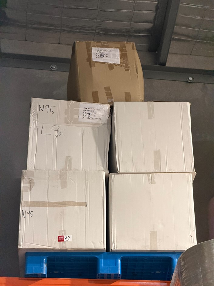 Face Protection Masks Manufacturing Component Stock (Unused)