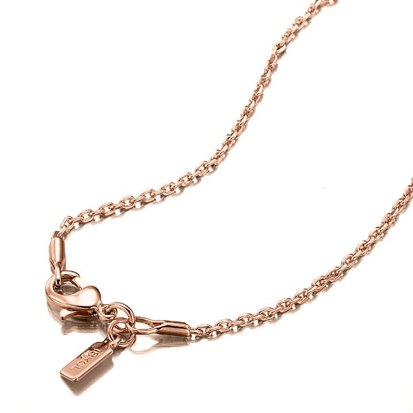 BIJ'OR-20 Inch 18ct Rose Gold Plated Anchor Chain Necklace - USA,RRP $79
