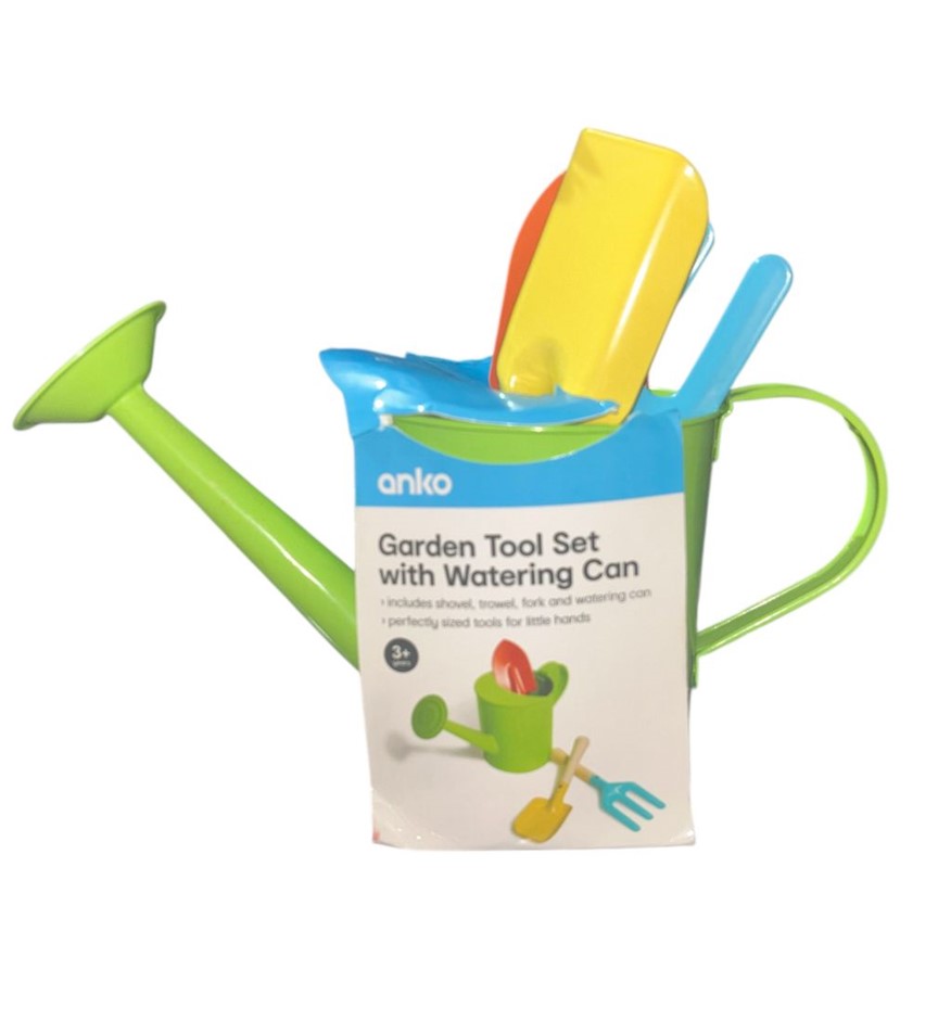 Kids Gardening Tool Set With Watering Can