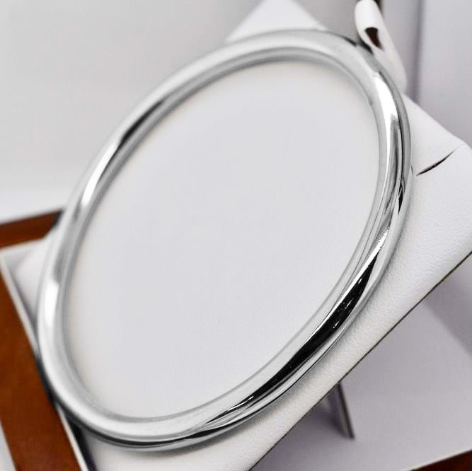 BIJ'OR-Heavy 925 Sterling Silver Plated, Classic Golf Bangle,RRP $75