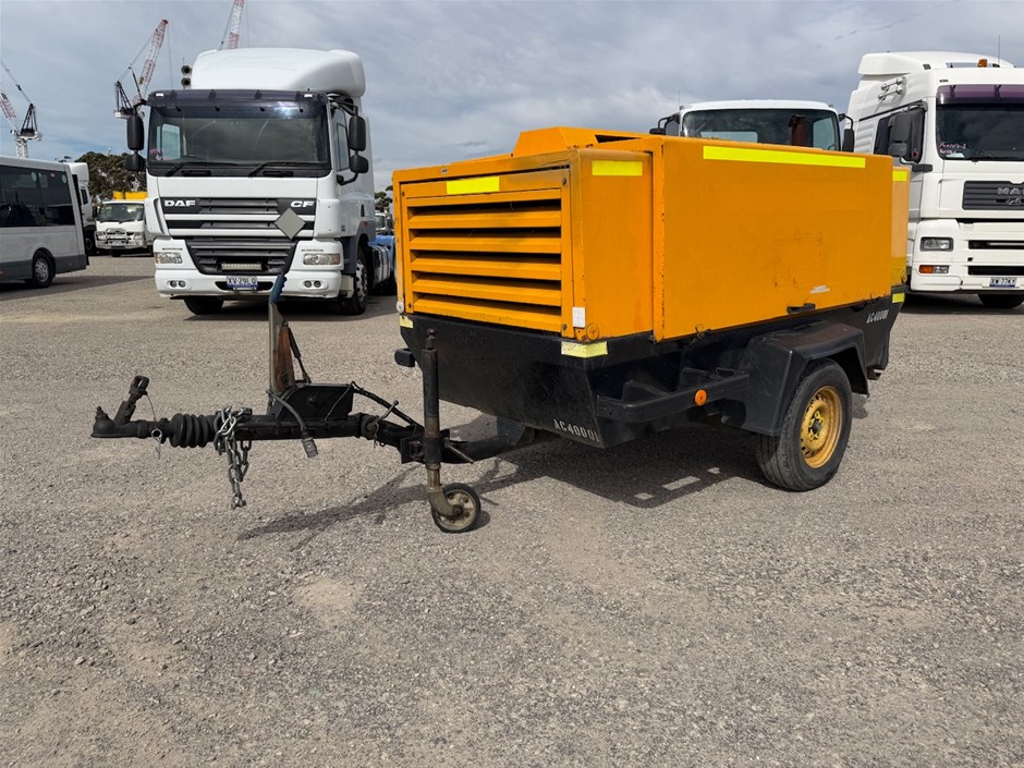 Atlas Copco XAS186 Trailer Mounted Compressor
