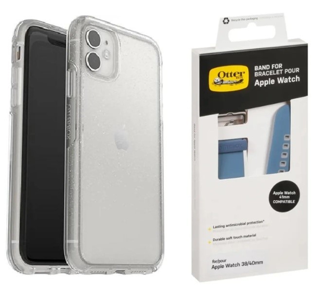 BUNDLE of 2: OTTERBOX Symmetry Phone Case for Apple iPhone 11 (Stardust) +