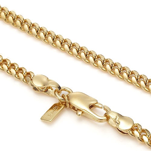 BIJ'OR-20 Inch, 18ct Curb Chain Necklace with Lobster Clasp,RRP $159