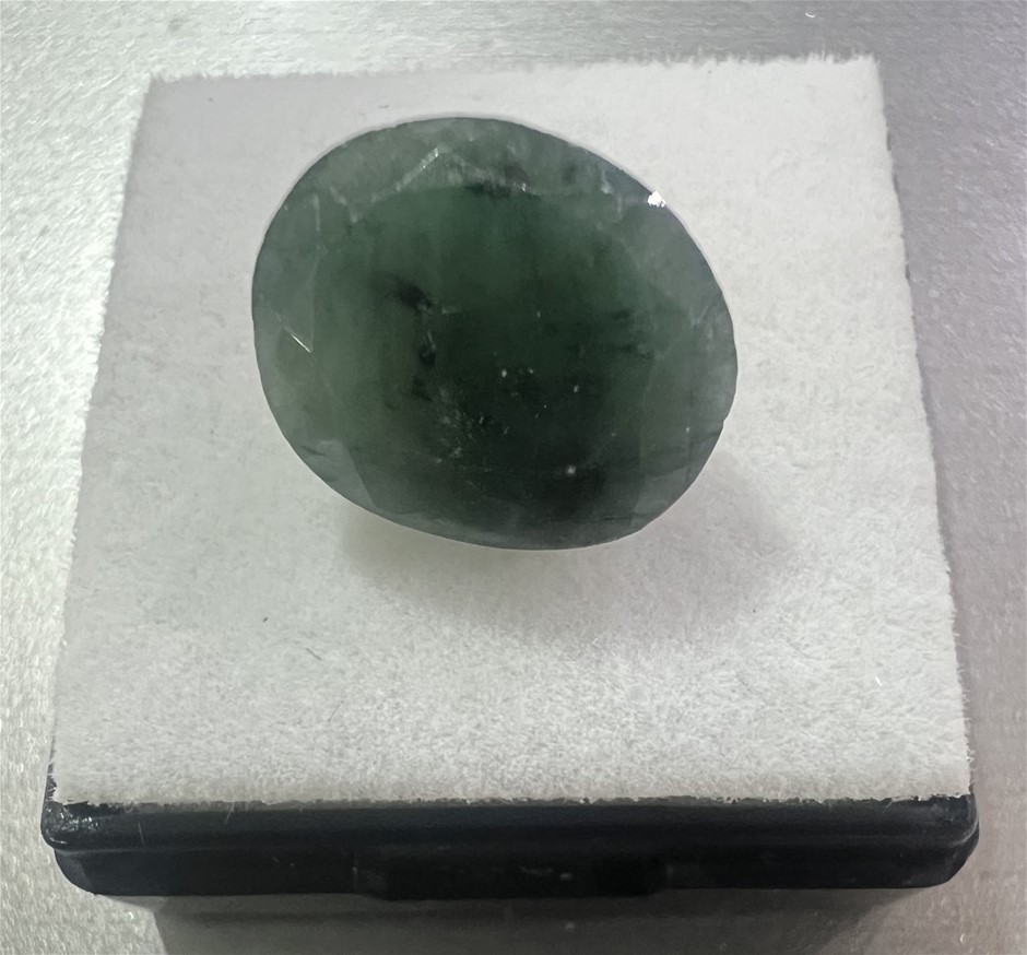 5.28 carat green emerald-south america