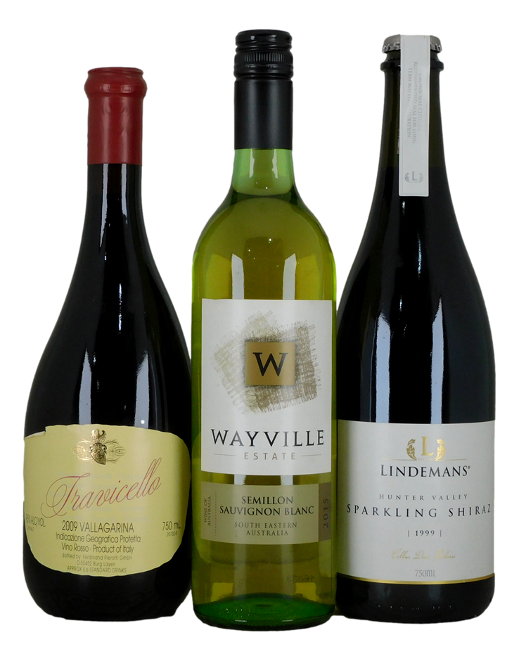 Pack of Assorted Wine (3x 750mL), Multi Region