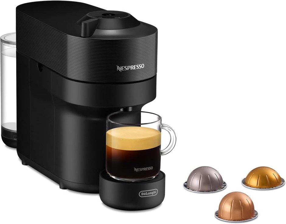 DELONGHI Nespresso Vertuo Pop, Model: ENV90B. NB: Minor Use, Missing coffee