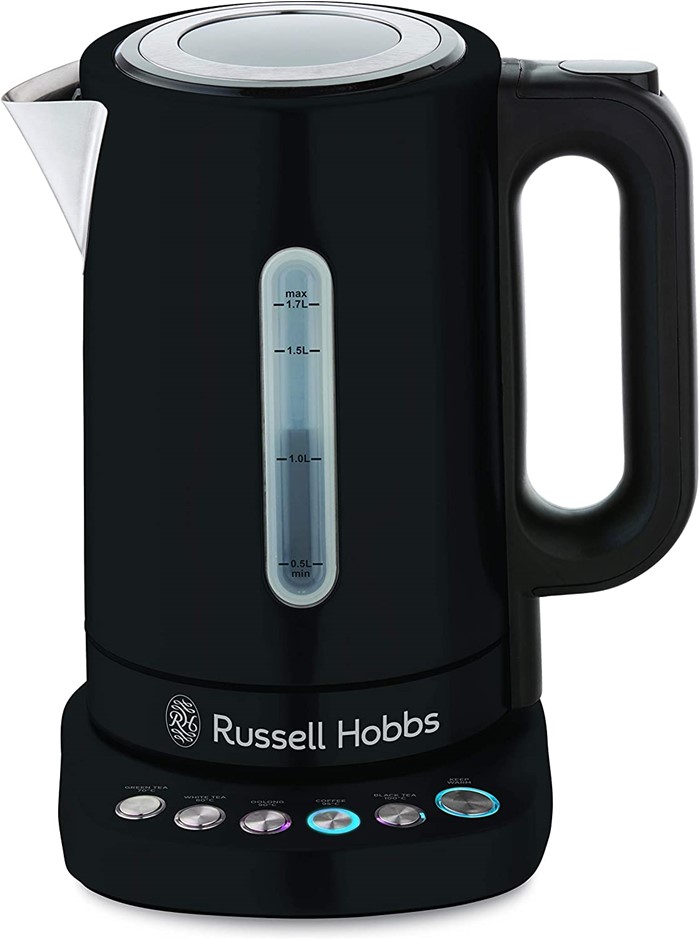 RUSSELL HOBBS Addison Digital Kettle, Keep Warm Function, Matte Black. NB: