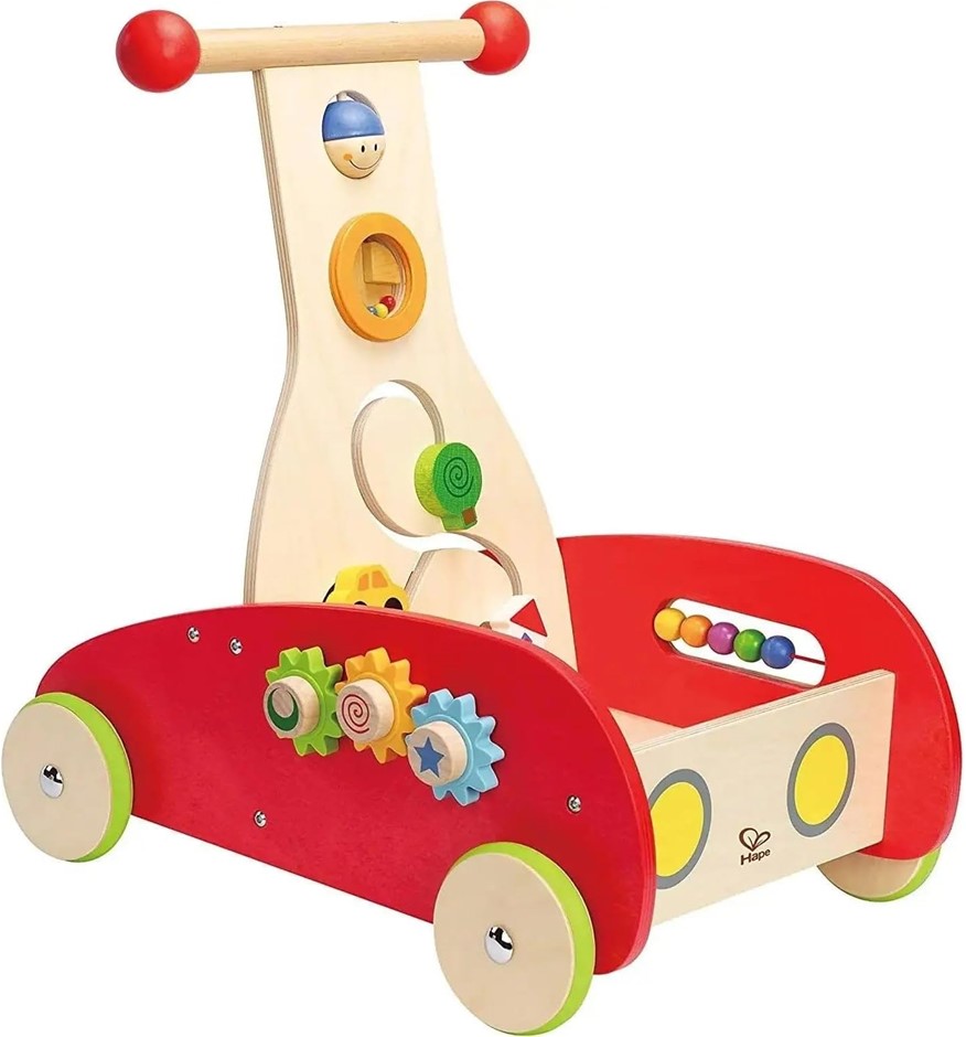 HAPE Wonder Wooden Push, Pull and Play Jumper/Walker Activity Centre for Ba