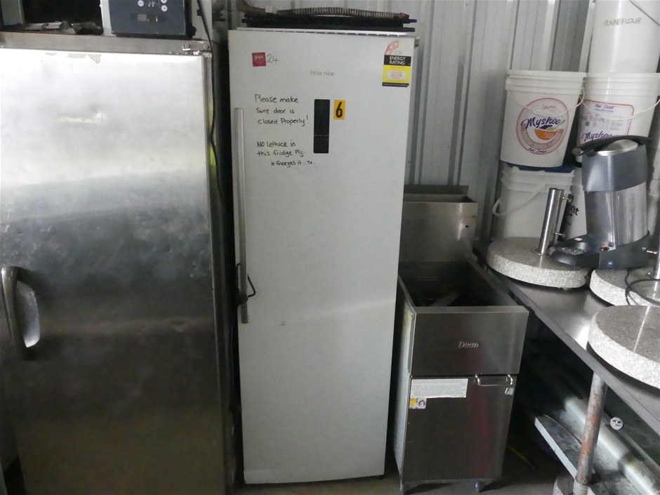 <B>Hisense Upright Refrigerator</B>