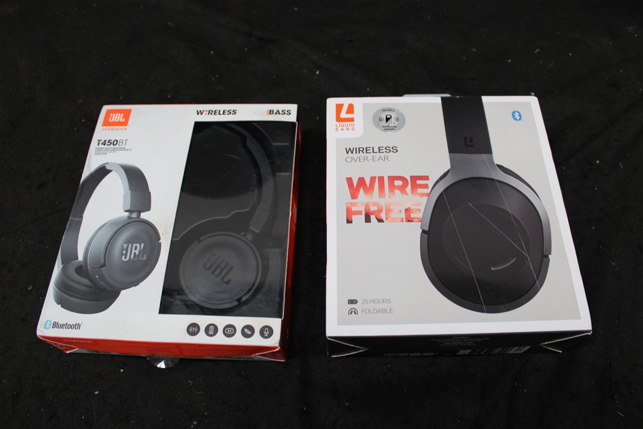 Liquid Ears Wireless Headphones and JBL Wireless Headphones