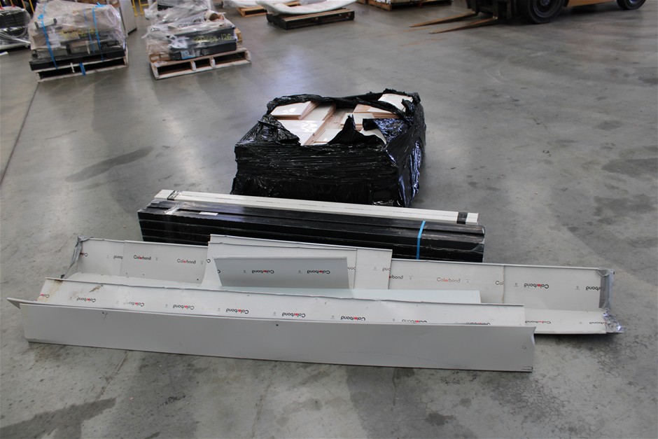 Assorted Home Building Items Including Tiles