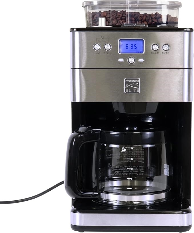 KENMORE Elite Grind And Brew Coffee Maker With Burr Grinder.