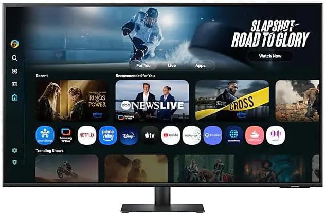 SAMSUNG 43 Inch M70F 4K UHD Smart Monitor Vision Ai 3940x2160 Smart TV. NB: