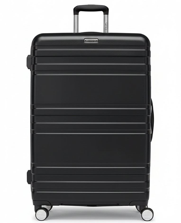 SAMSONITE Parallax Hardside Luggage Case, Large, Black (54x79.6x32.4cm) Cod