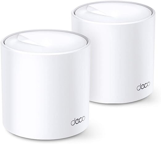 TP-Link Deco X20 Whole Home Mesh Wi-Fi 6 System, 2 Pack, AX1800. NB: powers