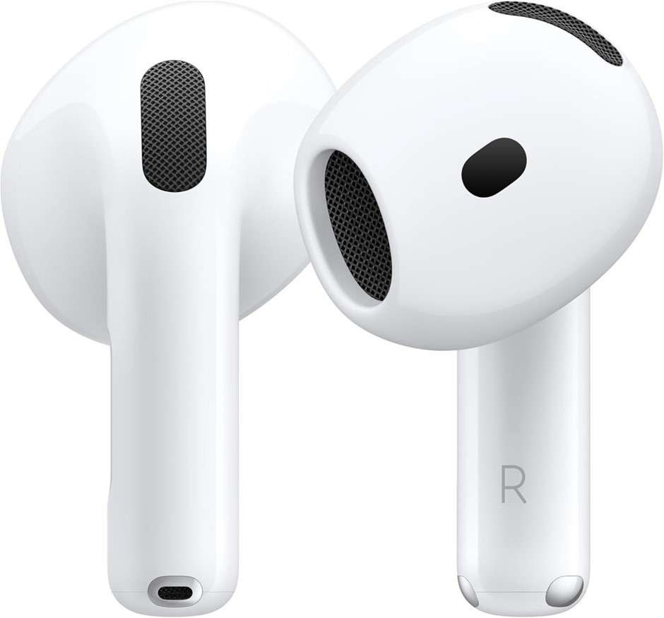 APPLE AirPods 4 with Active Noise Cancellation. SN: D43L9RKF2V. Lim. Warran