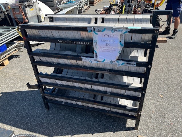 <p>Rothenburger Inserts on Rack</p>