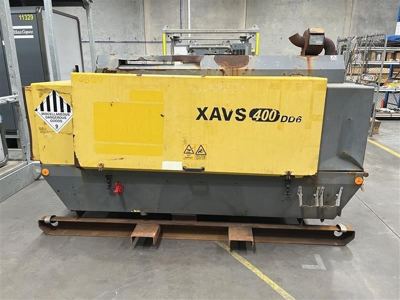 2015 Atlas Copco XAVS 400 Skid Mounted Compressor