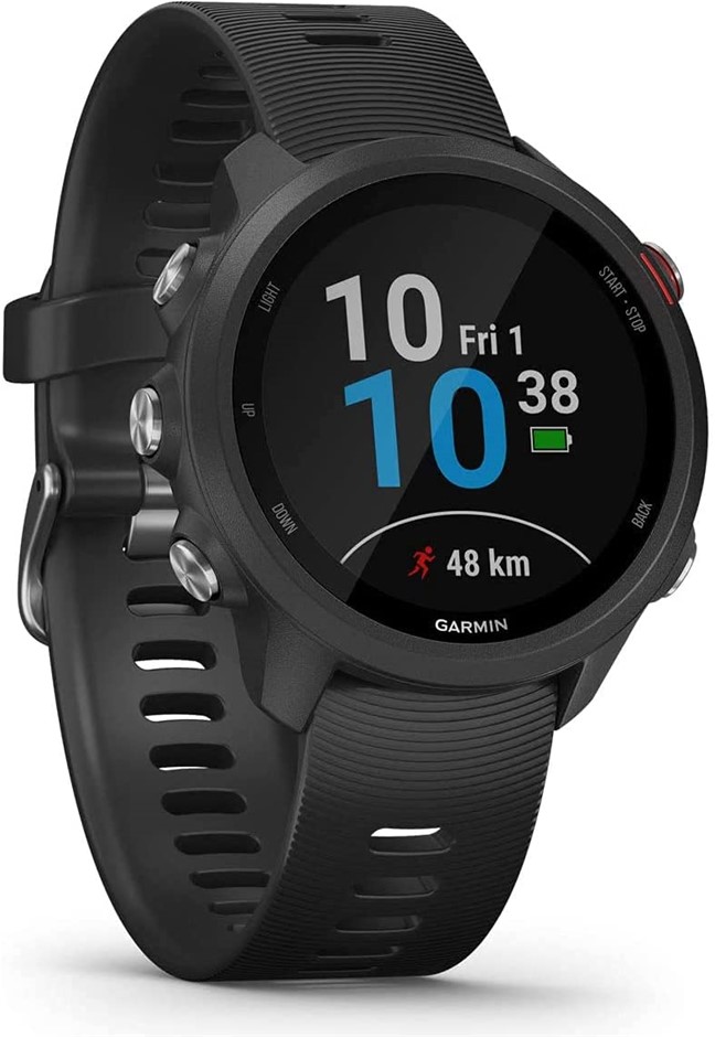 GARMIN Forerunner 245 Music GPS Smart Watch, Black. NB: Used.