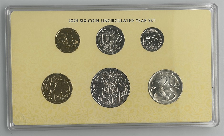 A 2024 Australian Six-Coin Uncirculated Year Set