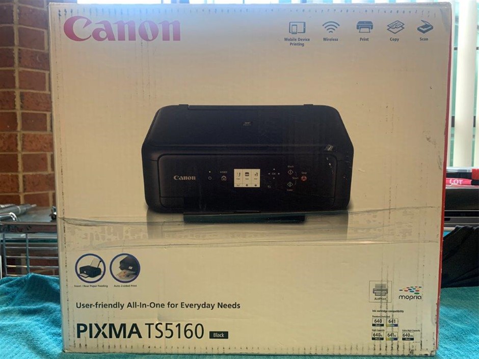 Canon Pixma TS5160 Printer,  Black - Quantity 1