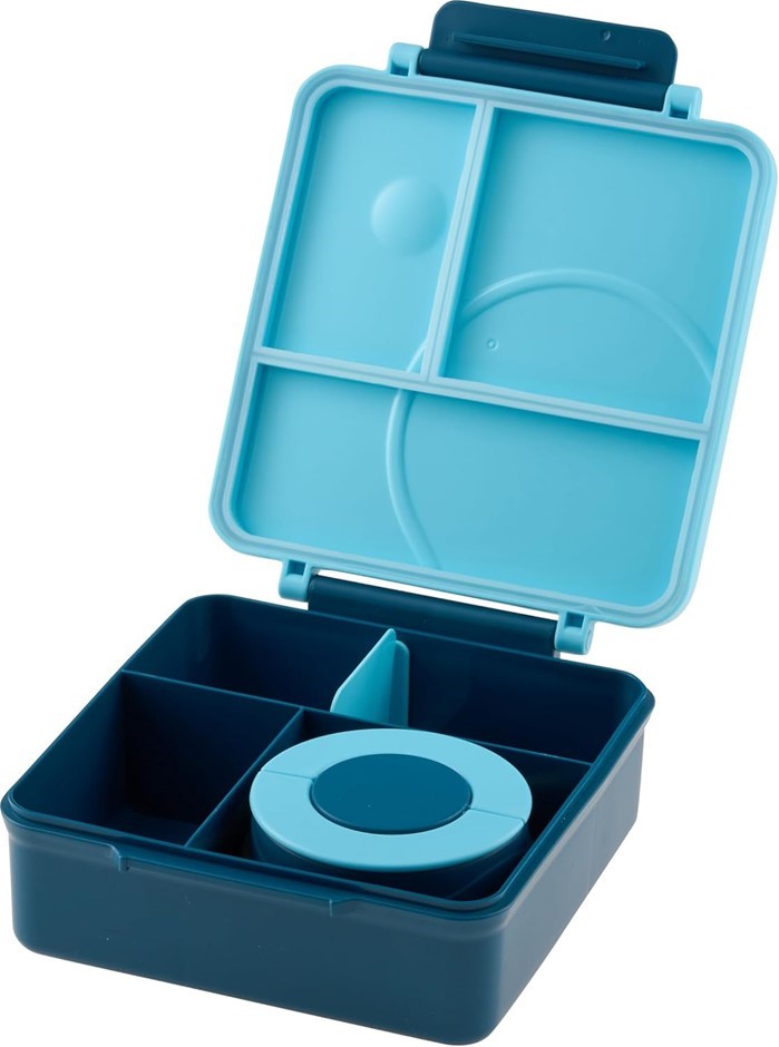 Avanti YumYum Kids Bento Lunch Box with Insulated Food Jar, Blue