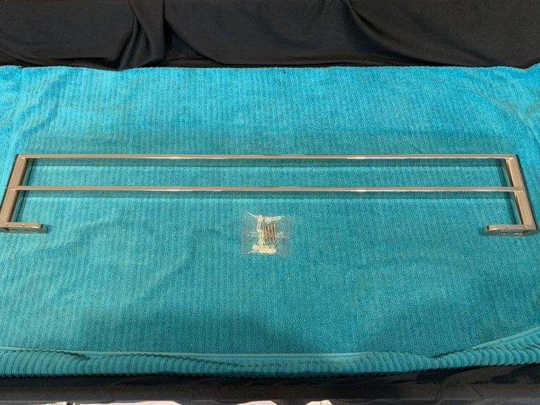 New in Box Multitude Double Towel Rail, 800m - Quantity 2