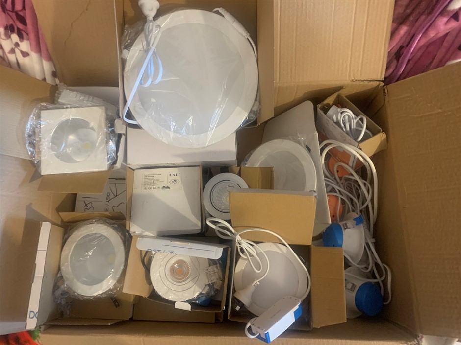 Various Style LED Down Lights - Quantity 16