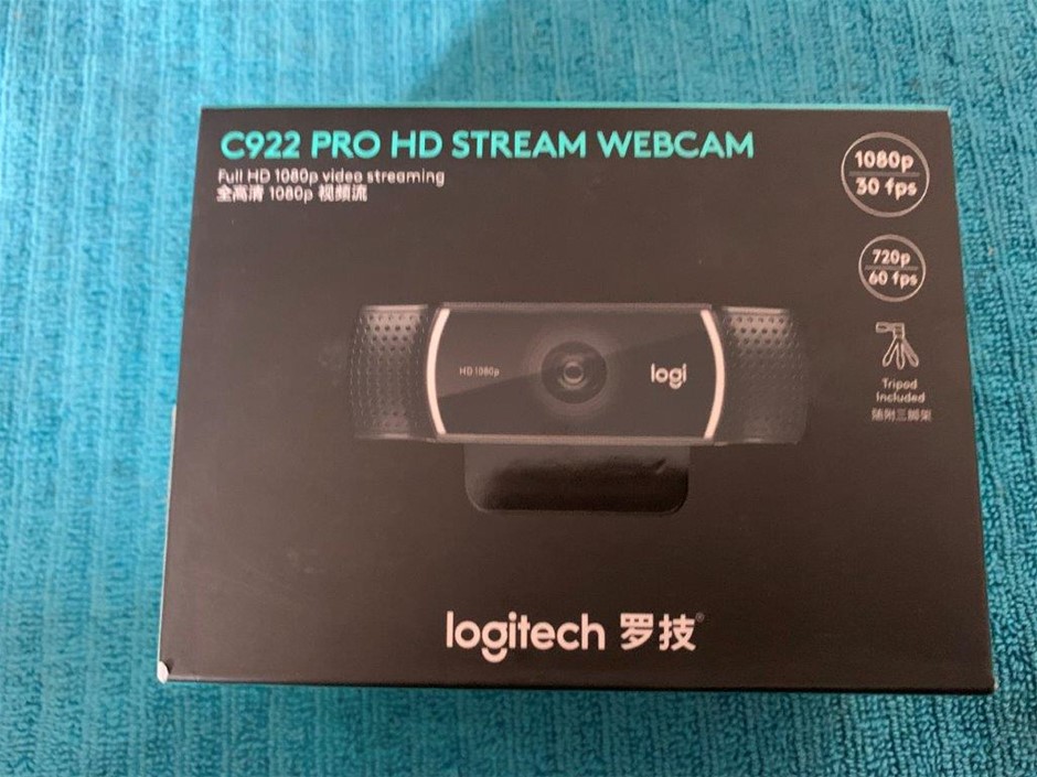 New in Box Logitech Webcam - Qty 1