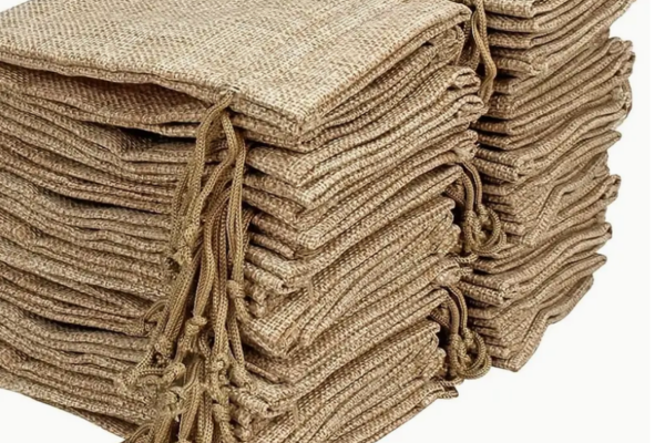 Hessian Drawstring Bags 15cm BULK Set of 300 Bags NEW Highett VIC pickup