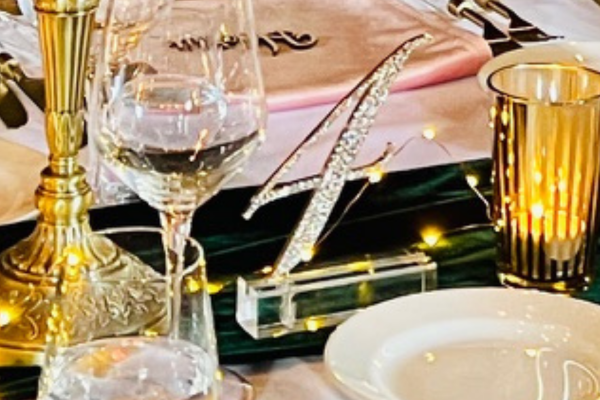 Fancy Gold Rhinestone Table Numbers 10cm 20 Tables Highett VIC pickup