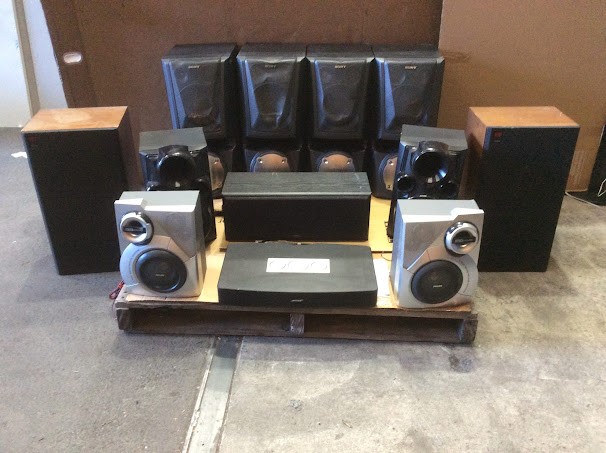 Sony SS-XB88V&LG RCS606F&Bose Solo TV Mixed Brand and Model Speaker Systems