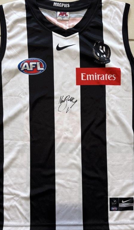 NATHAN BUCKLEY SIGNED COLLINGWOOD GUERNSEY