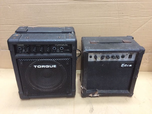 Torque T20MB&Econ PG-20 Portable Guitar Amplifier (Lot of 2)