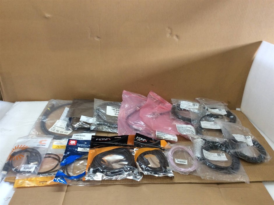 Mixed Brand Various Models Cable Assortment (Lot of 16)