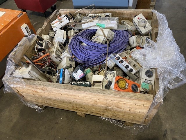 Qty of 3 Phase Switches, Other Electrical Components and Trays